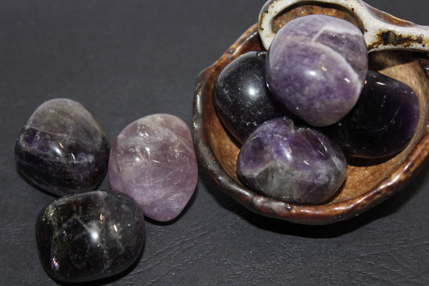 Tumbled - Amethyst - A+ - xlge