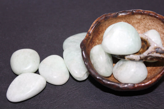 Tumbled - Aquamarine - med