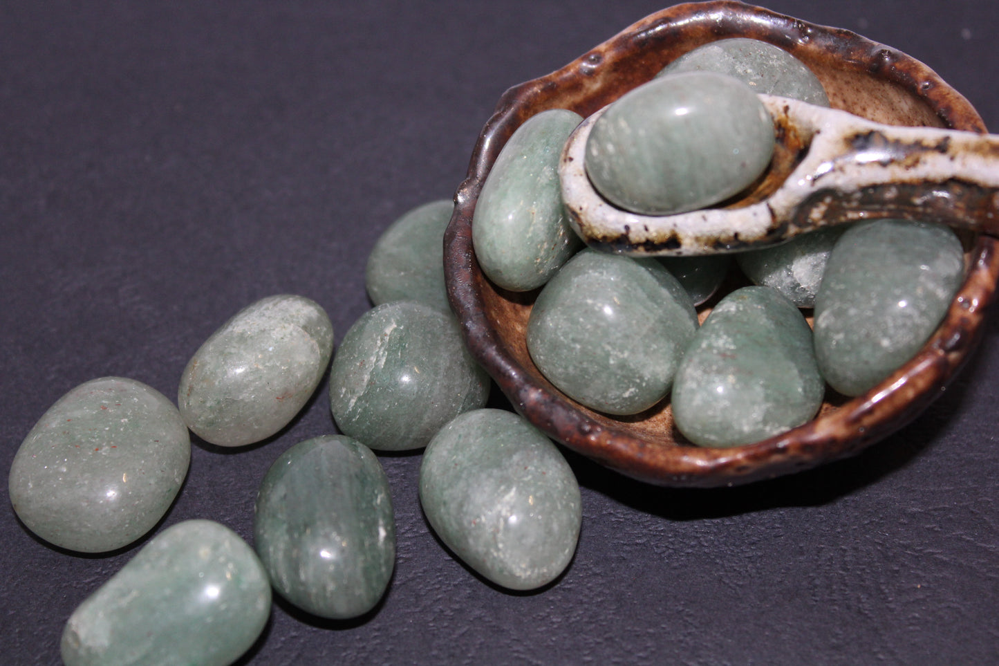 Tumbled - Green Aventurine - med