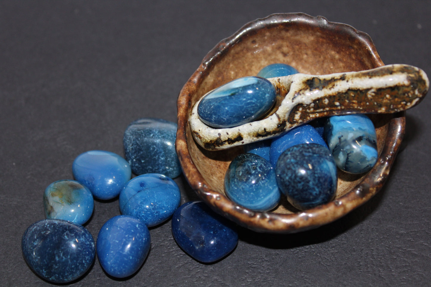 Tumbled - Blue Calcite - sml