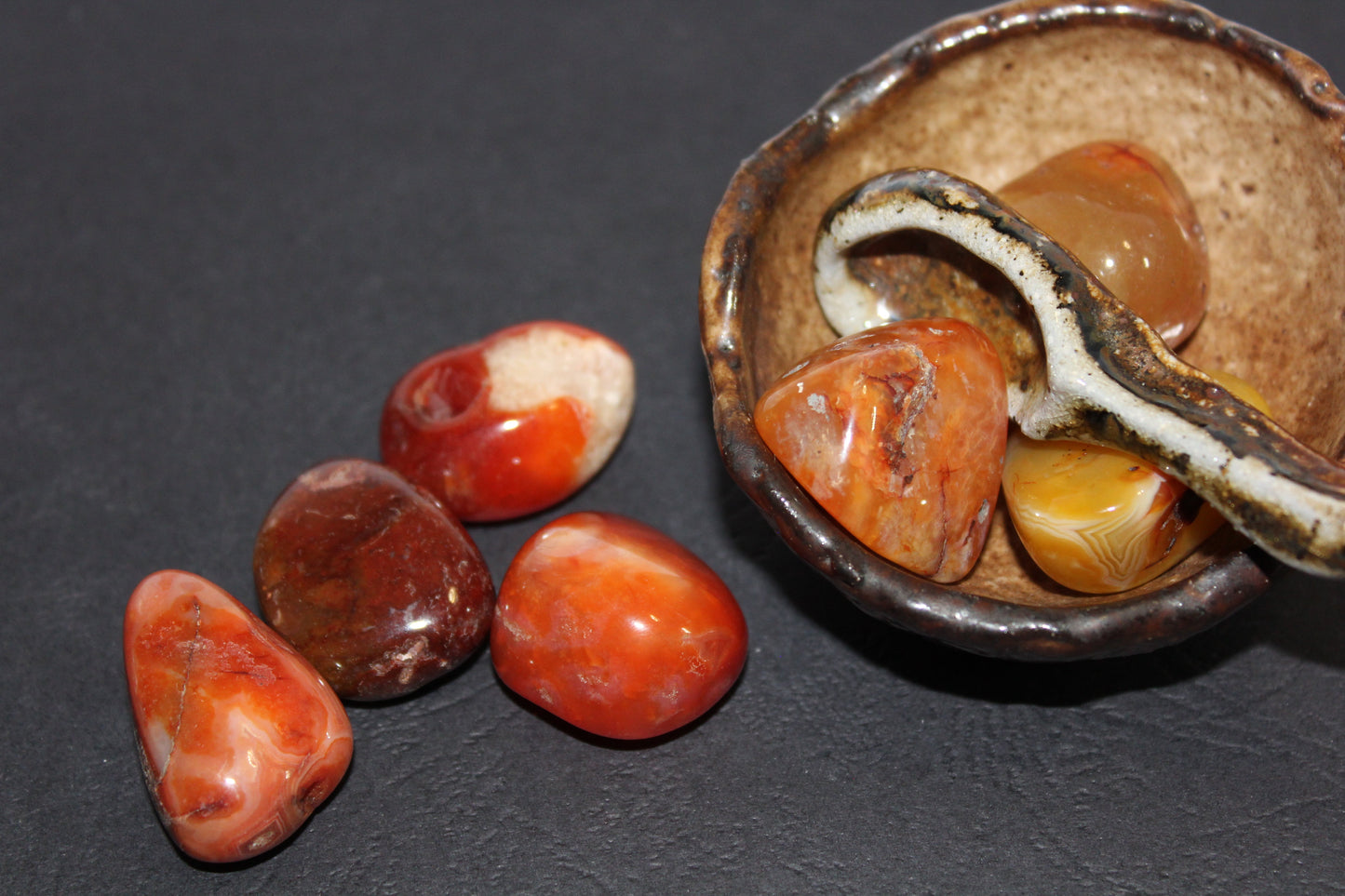 Tumbled - Carnelian - med/lge