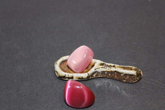 Tumbled - Cat's Eye - Pink