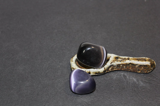 Tumbled - Cat's Eye - Lt Purple