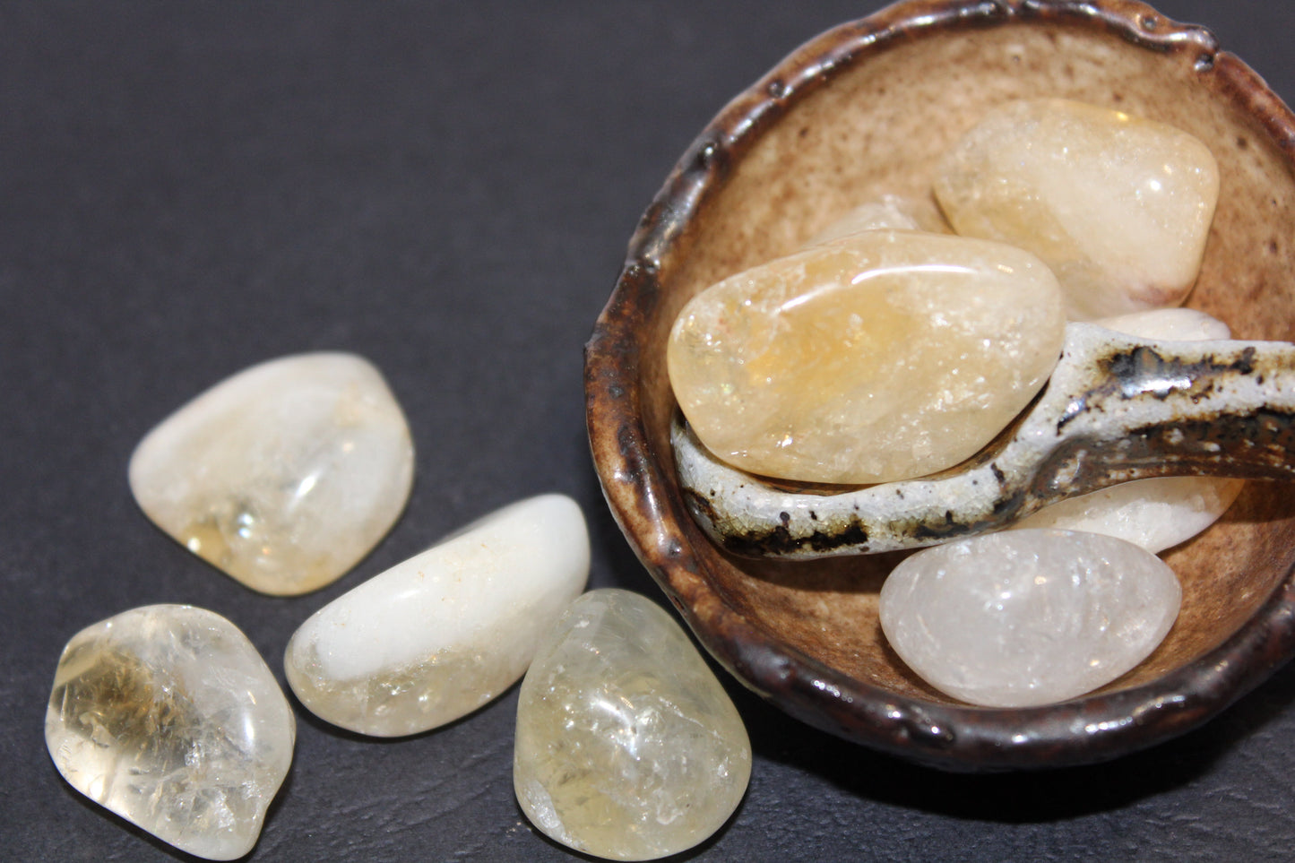 Tumbled - Citrine - med