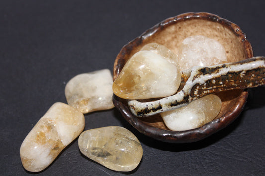 Tumbled - Citrine - lge