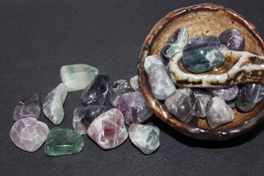 Tumbled - Fluorite - Rainbow - sml