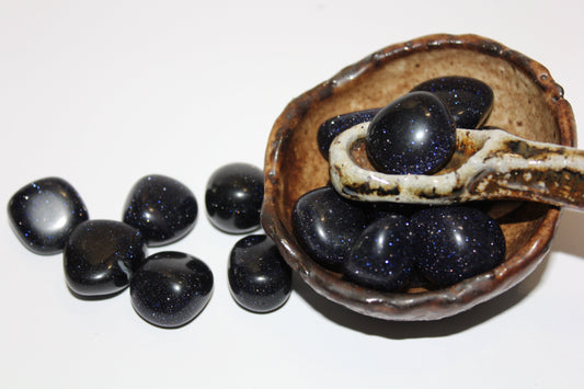 Tumbled - Blue Goldstone - sml