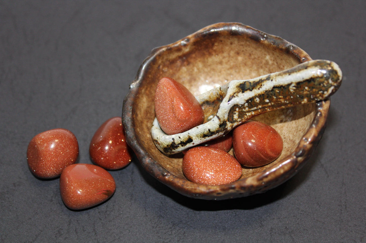 Tumbled - Red Goldstone - sml