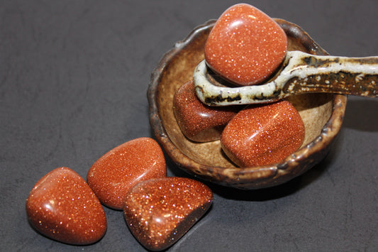 Tumbled - Red Goldstone - xlge