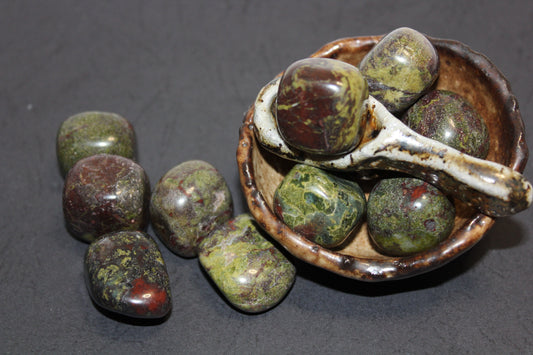 Tumbled - Dragon Blood Jasper - sml/med