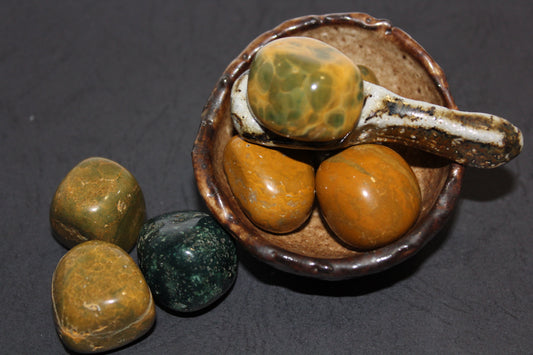 Tumbled - Ocean Jasper - lge