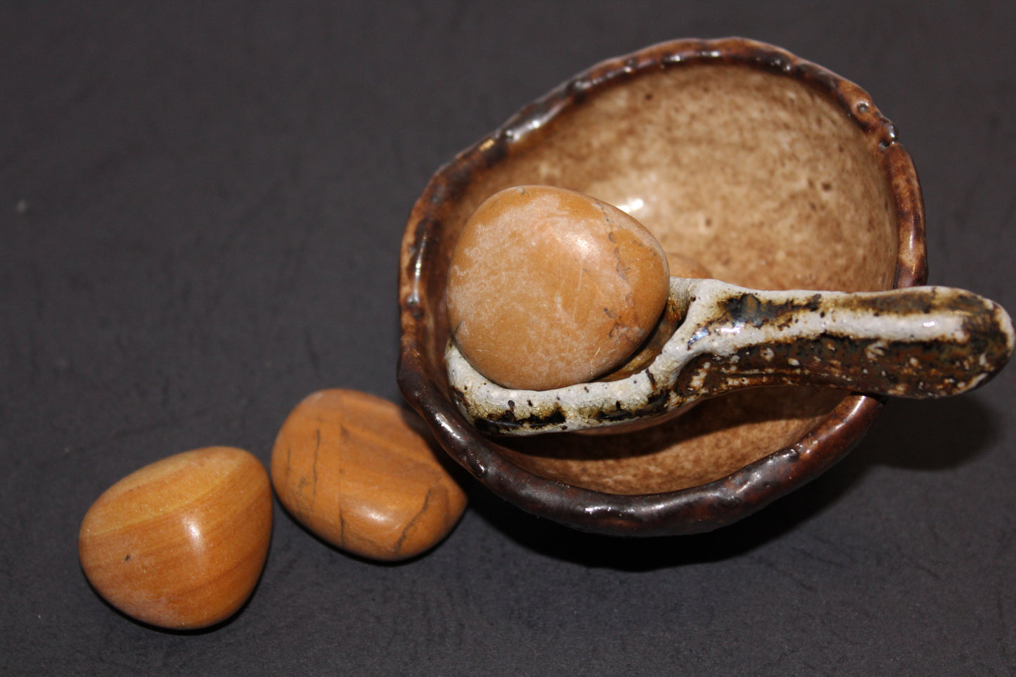 Tumbled - Peanut Wood Jasper - sml