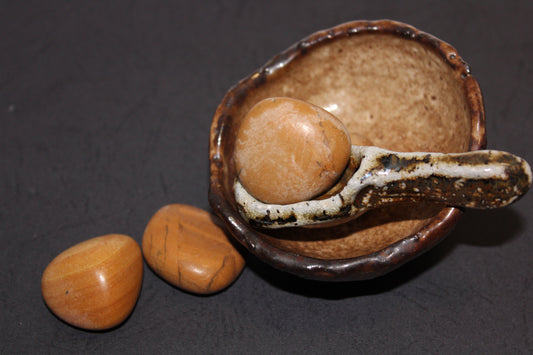 Tumbled - Peanut Wood Jasper - sml