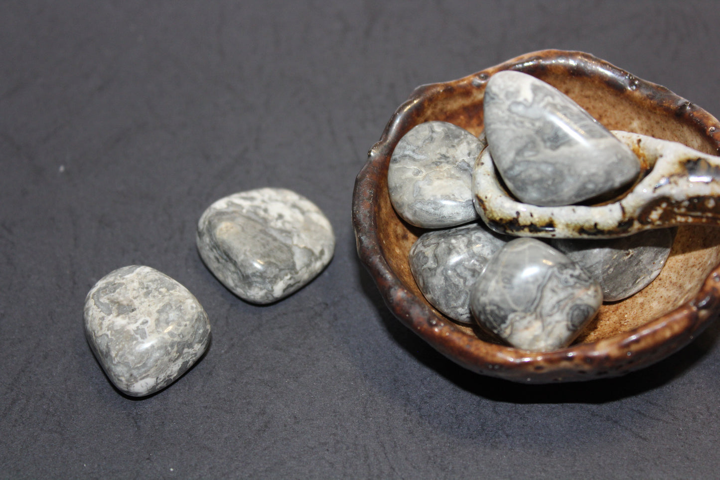 Tumbled - Shell Jasper - sml