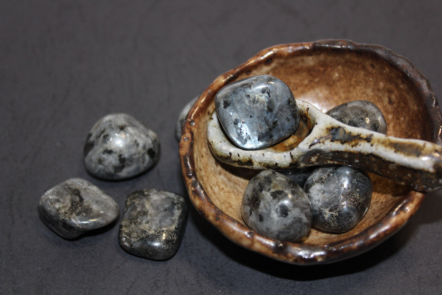 Tumbled - Larvikite - sml