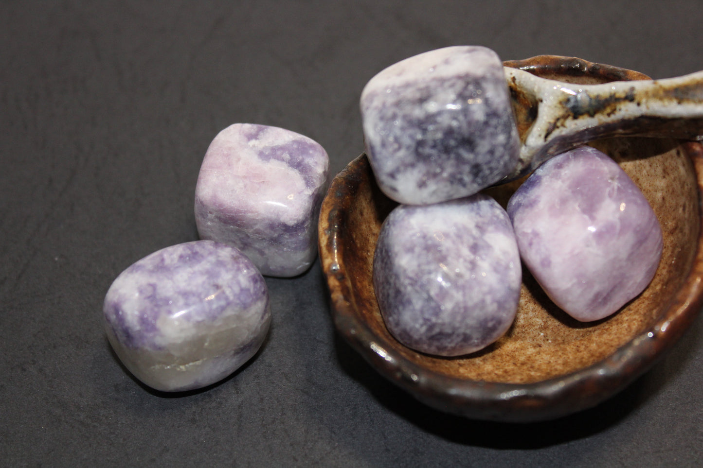 Tumbled - Lepidolite - lge