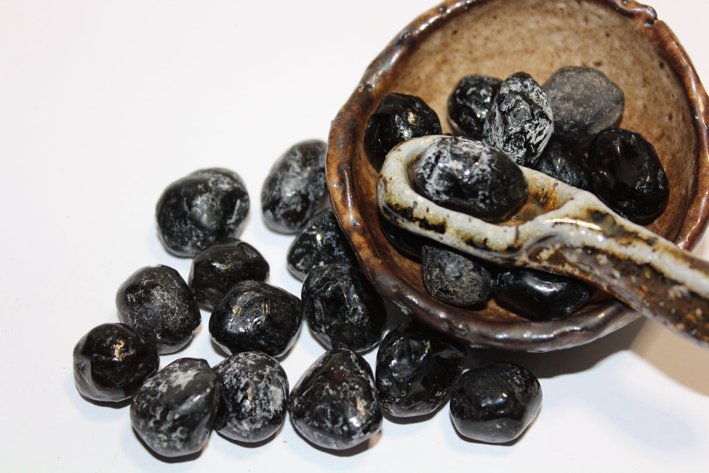 Tumbled - Apache Tear Obsidian-xsml