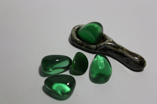 Tumbled - Green Obsidian - med