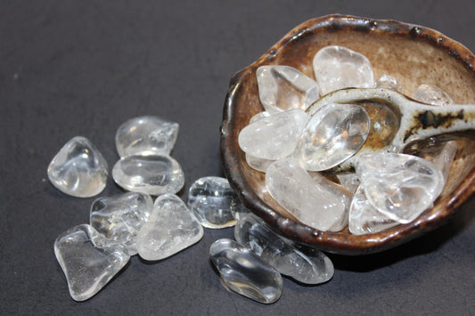 Tumbled - Clear Quartz - sml