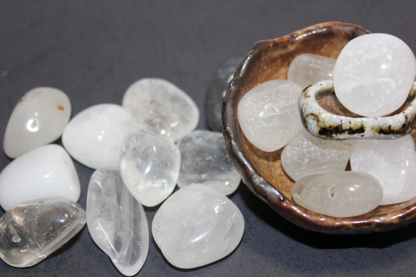 Tumbled - Clear Quartz - med