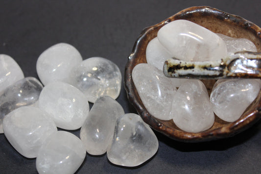 Tumbled - Clear Quartz - med/lge