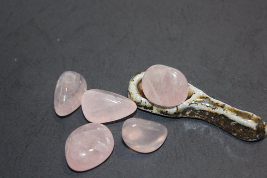 Tumbled - Rose Quartz - A+ - med