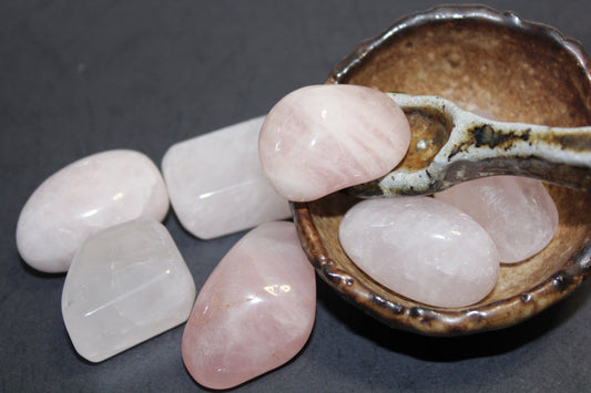 Tumbled - Rose Quartz - lge
