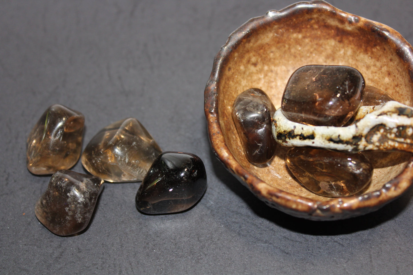 Tumbled - Smoky Quartz - A+ - med