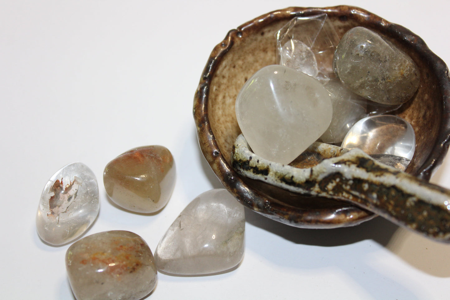Tumbled - Smoky Quartz - light - med