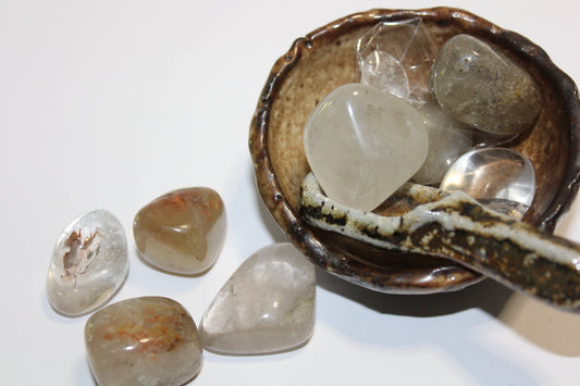 Tumbled - Smoky Quartz - light - med