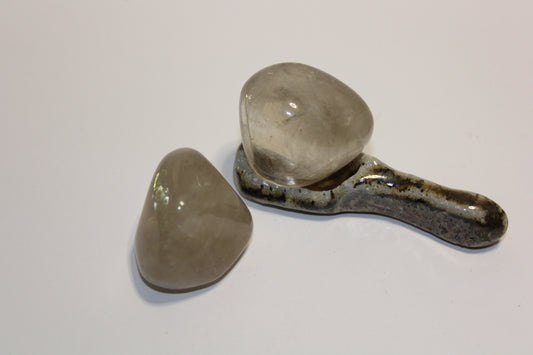 Tumbled - Smoky Quartz - light - xlge