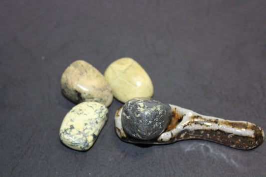 Tumbled - Serpentine - med