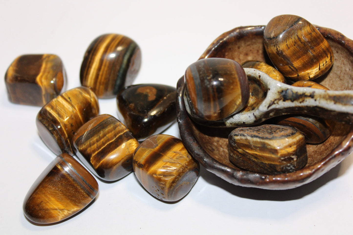 Tumbled - Tiger Eye - med/lge