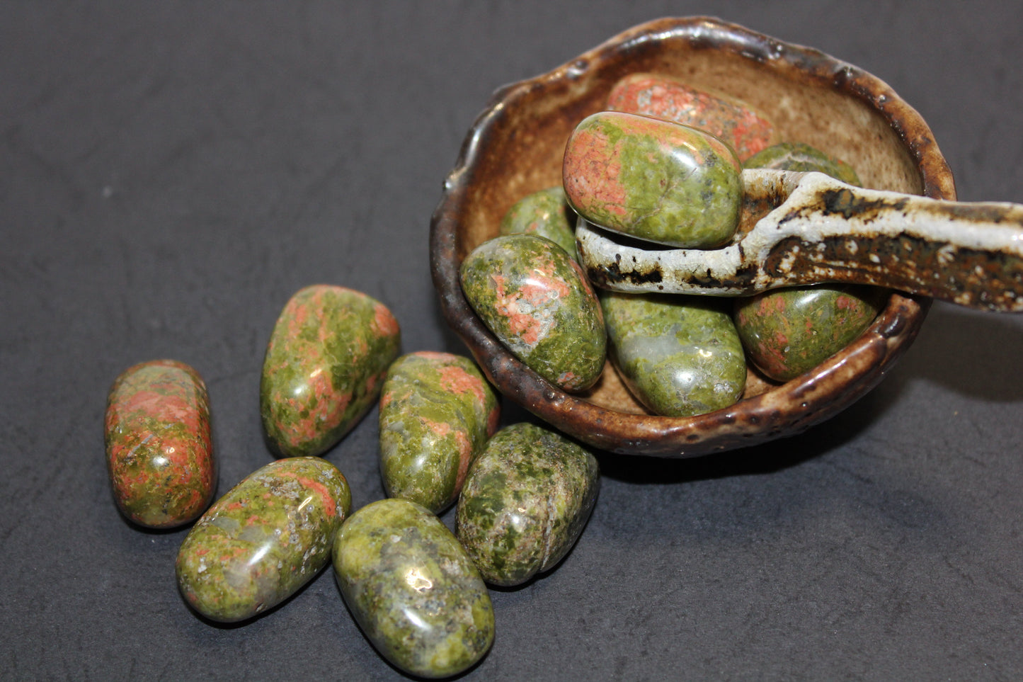 Tumbled - Unakite - med