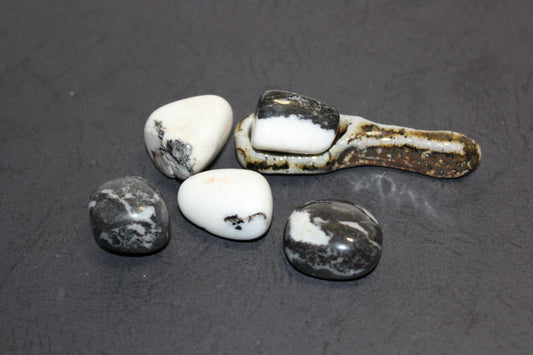 Tumbled - Zebra Marble - med