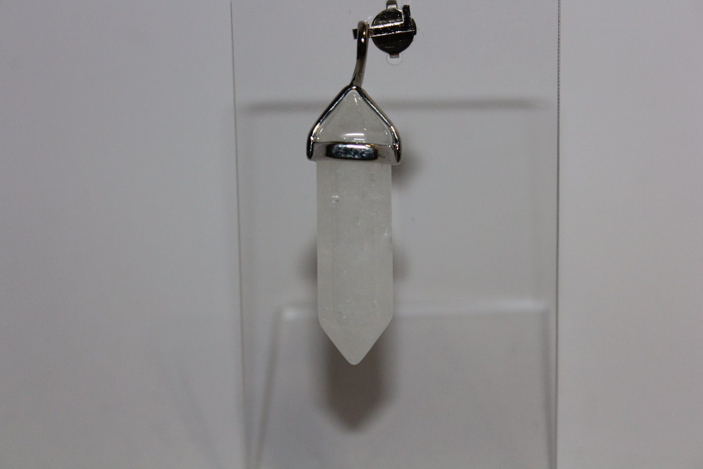 Pendant - Dbl Terminated - Clear Quartz - sml