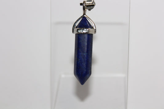 Pendant - Dbl Terminated - Purple Howlite - sml