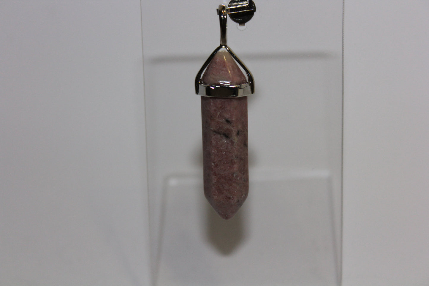 Pendant - Dbl Terminated - Rhodochrosite - sml