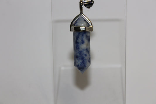 Pendant - Dbl Terminated - Sodalite - sml
