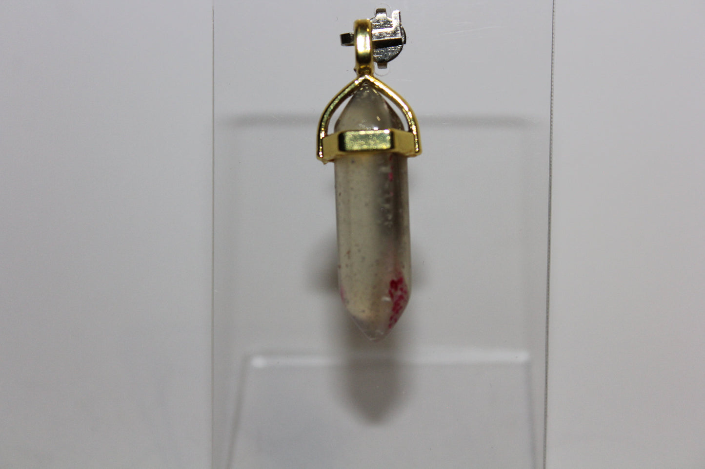 Pendant - Dbl Terminated - Agate - sml