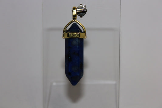 Pendant - Dbl Terminated - Sodalite - sml