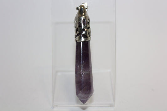 Pendant - Wand - Amethyst - lge