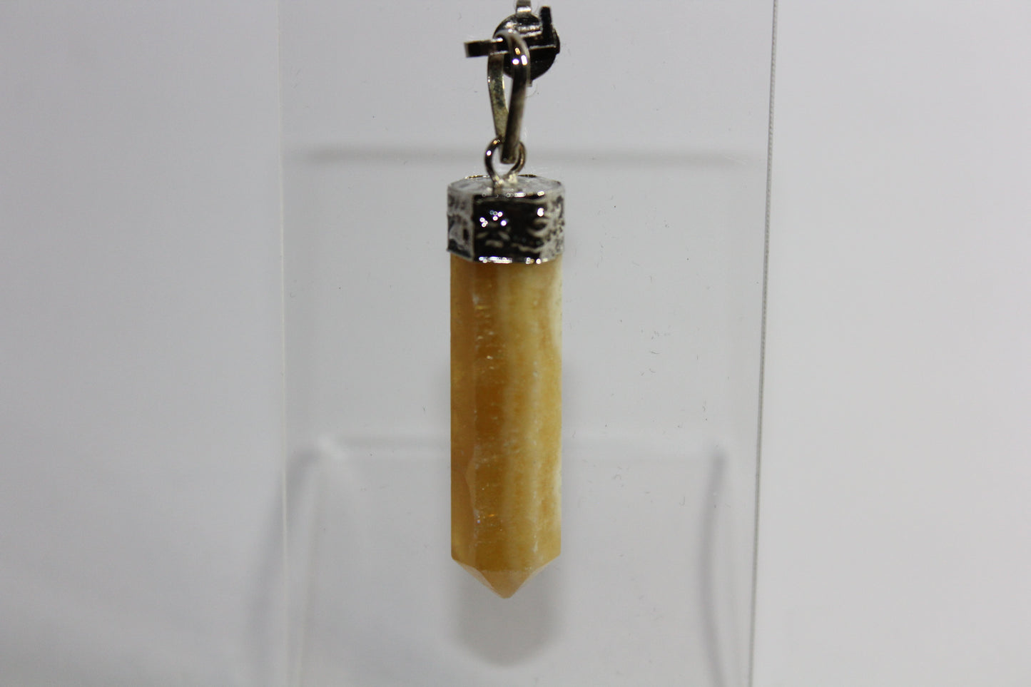 Pendant - Generator - Honey Calcite - sml