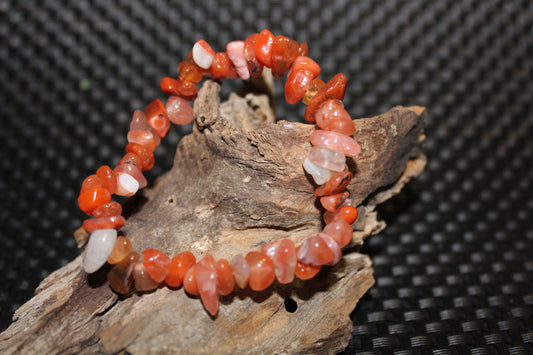Bracelet - Chip - Carnelian