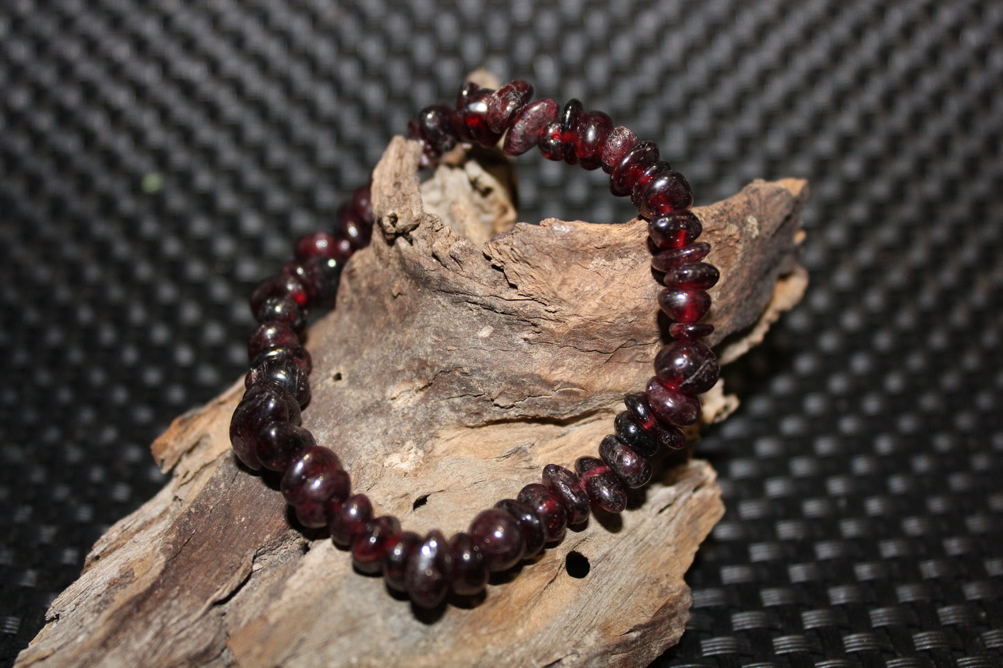 Bracelet - Chip - Garnet