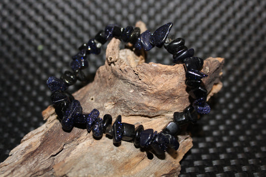 Bracelet - Chip - Goldstone - Blue