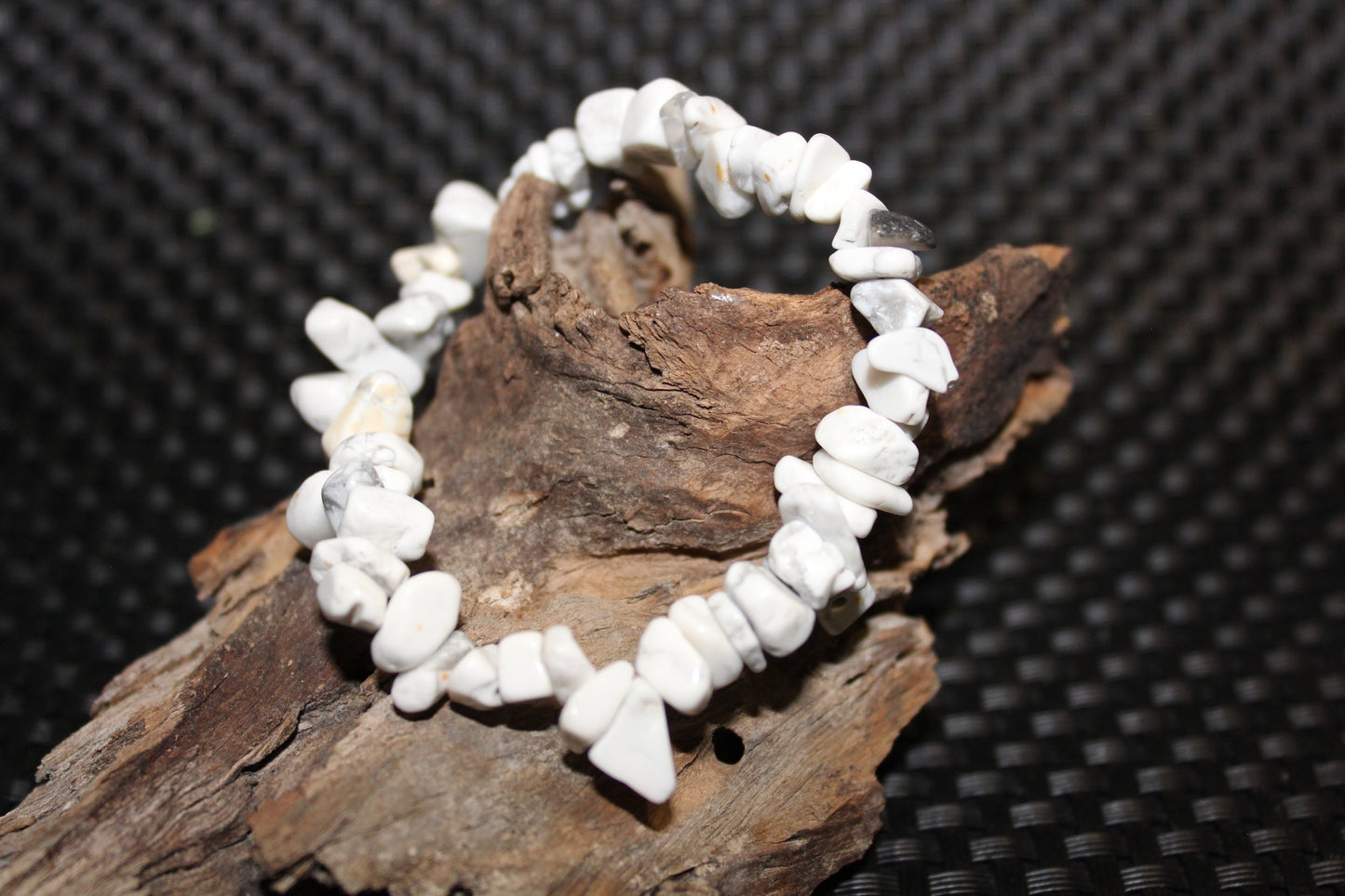 Bracelet - Chip - Howlite - white