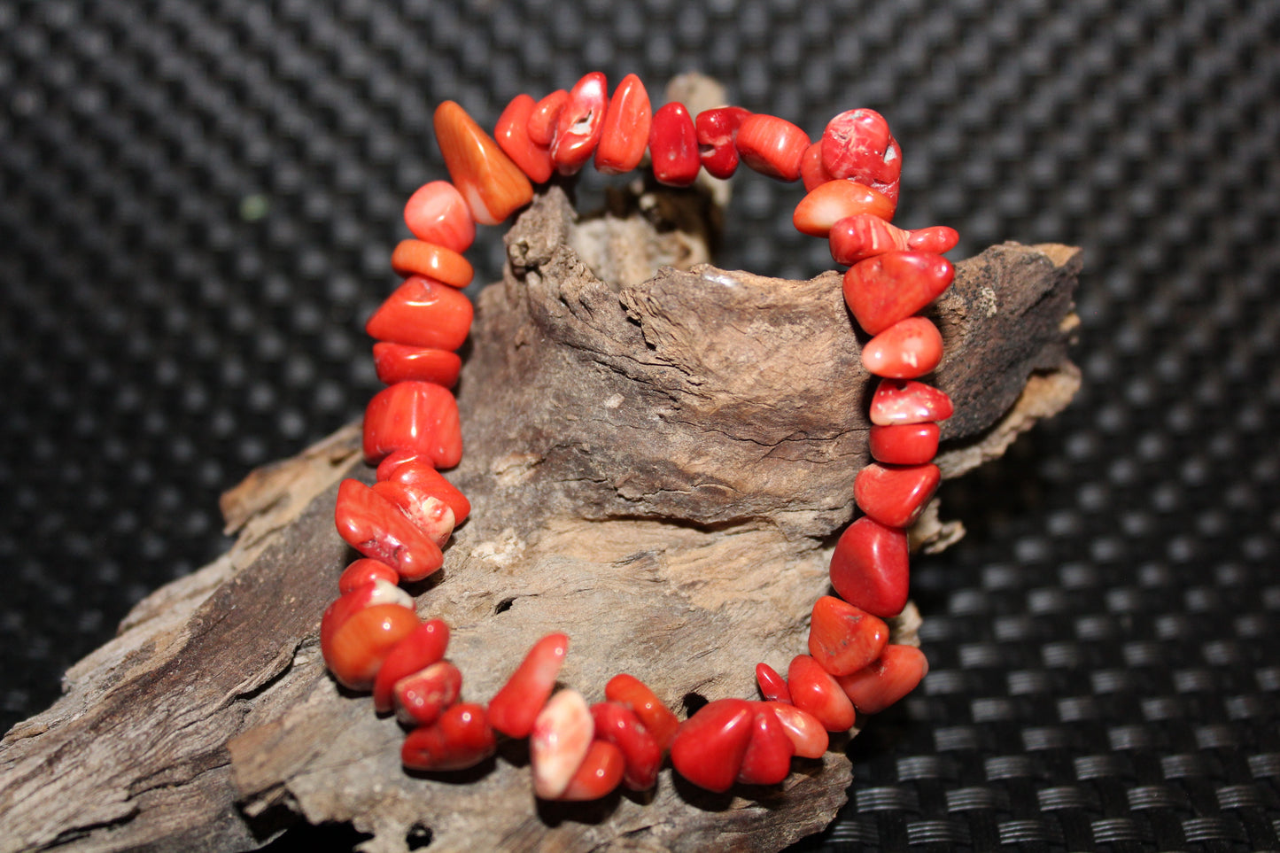 Bracelet - Chip - Red Coral