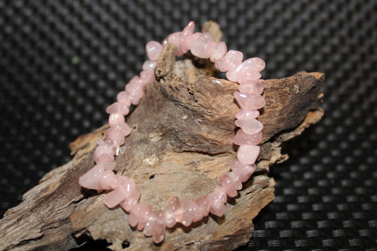 Bracelet - Chip - Rose Quartz