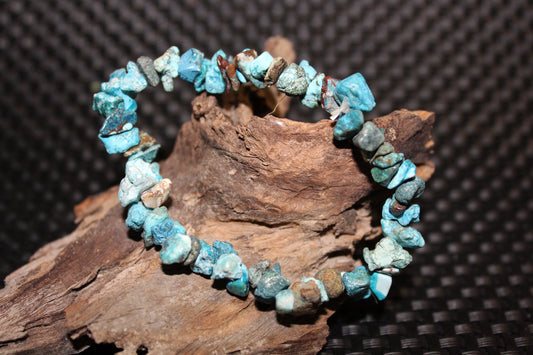 Bracelet - Chip - Turquoise - raw